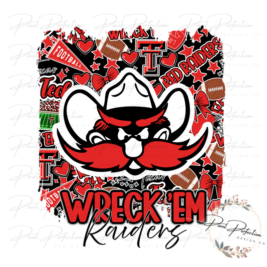 Tech football paint stroke collage PNG