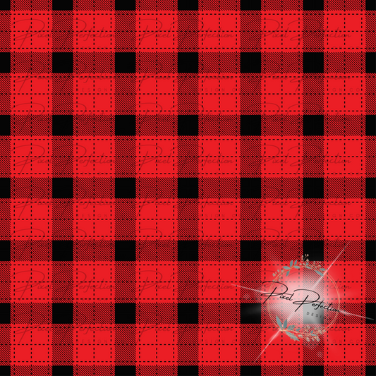 Red plaid seamless