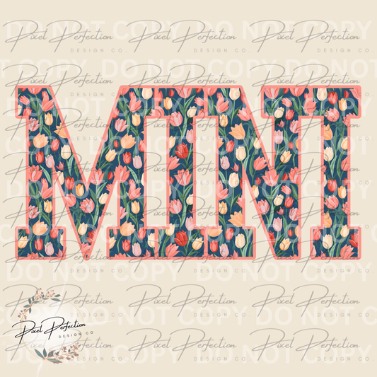 Spring floral tulips mini png