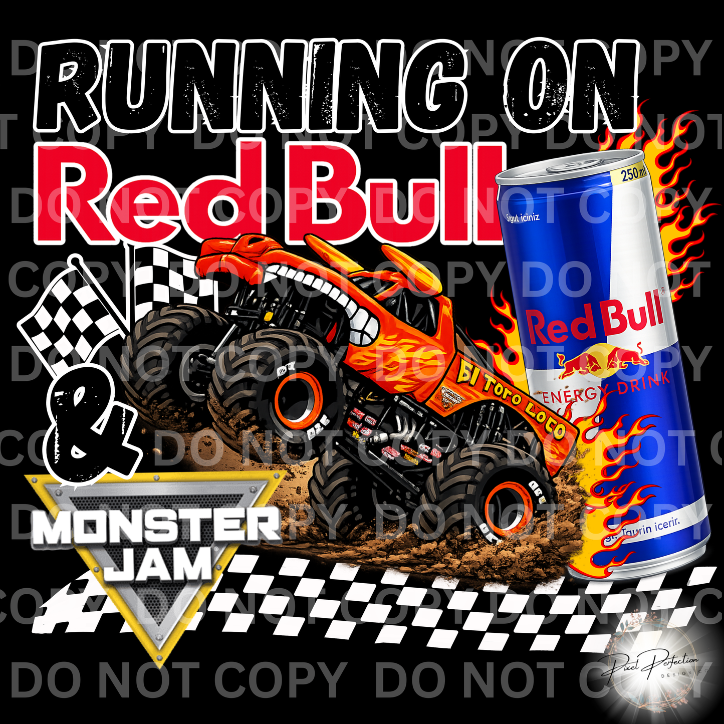 Monster truck drink png