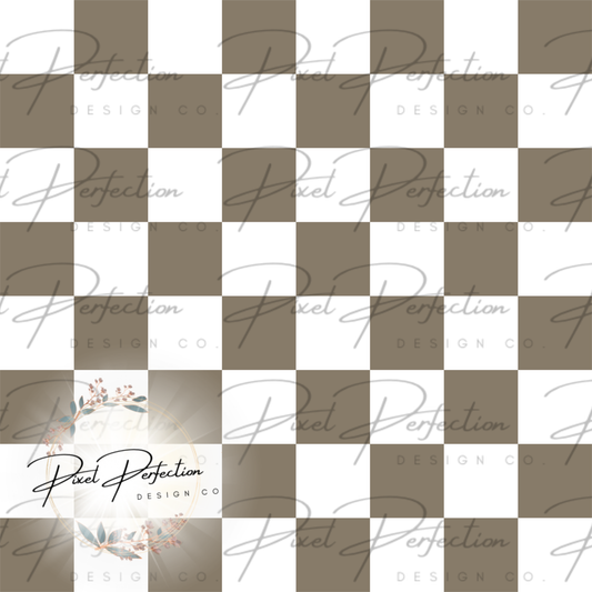 Camo patchwork coordinating checkered seamless