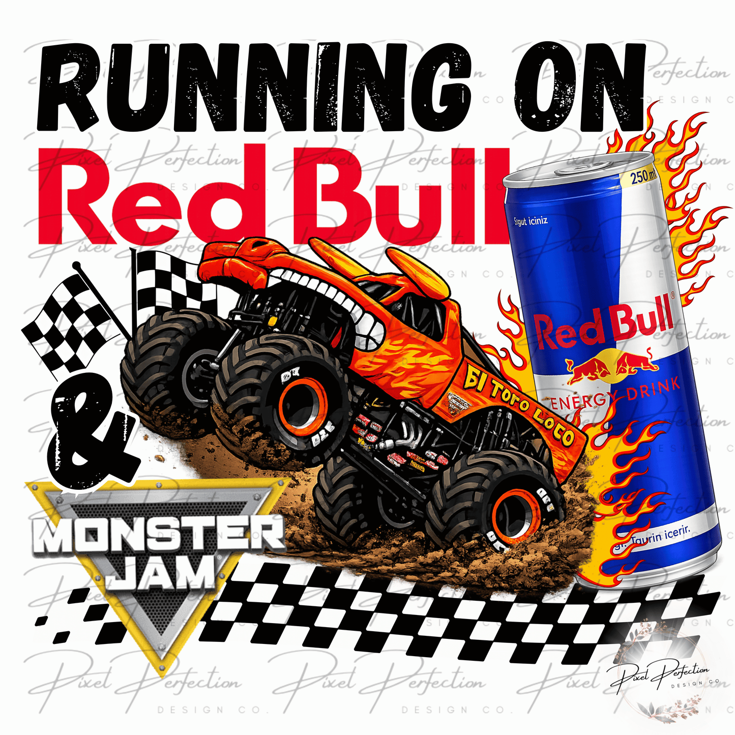 Monster truck drink png