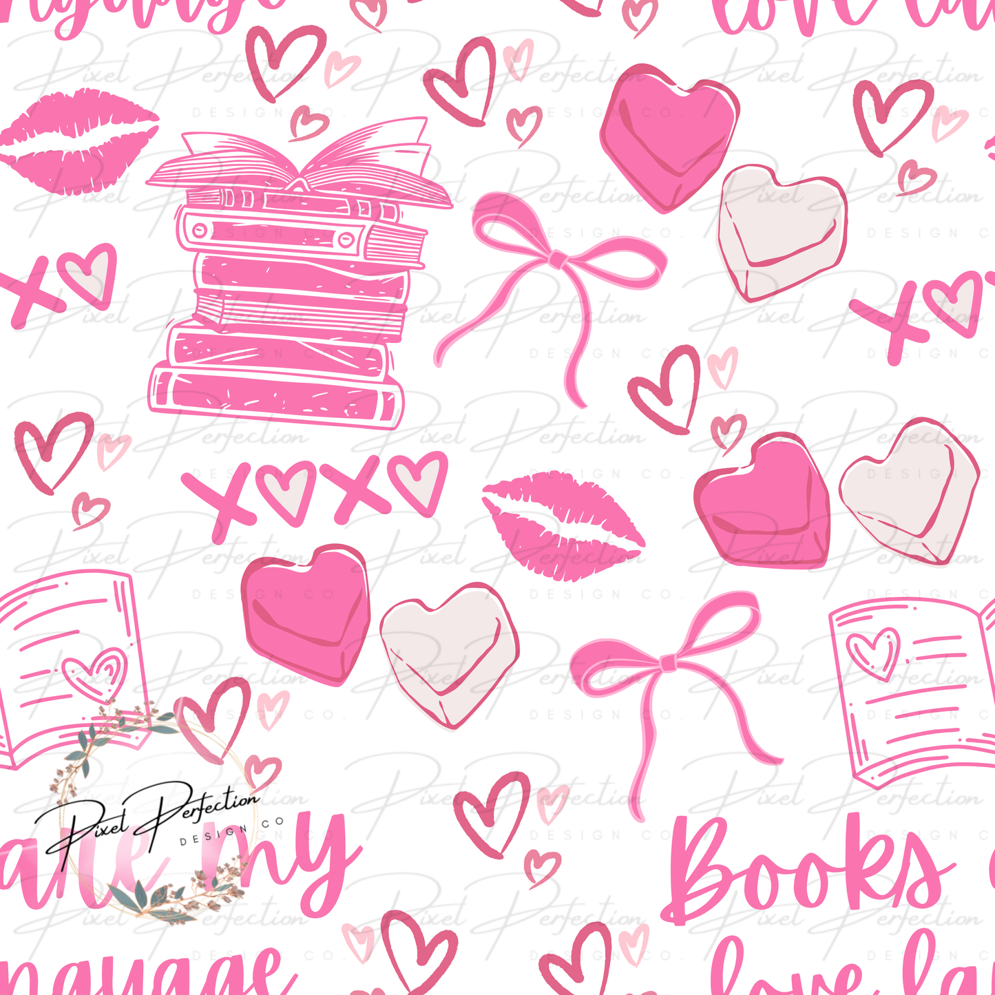 Book are my love language seamless