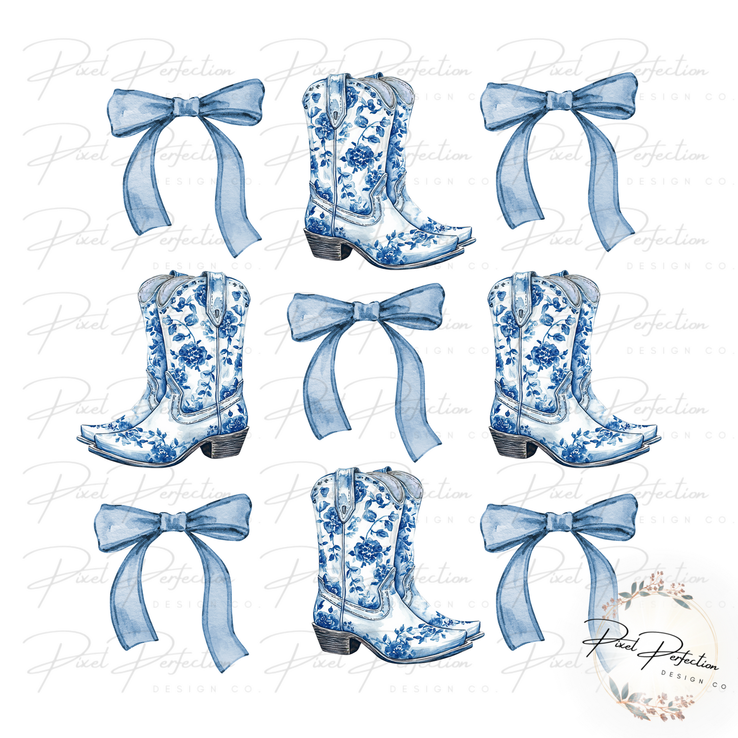 Cowboy boots and bows png
