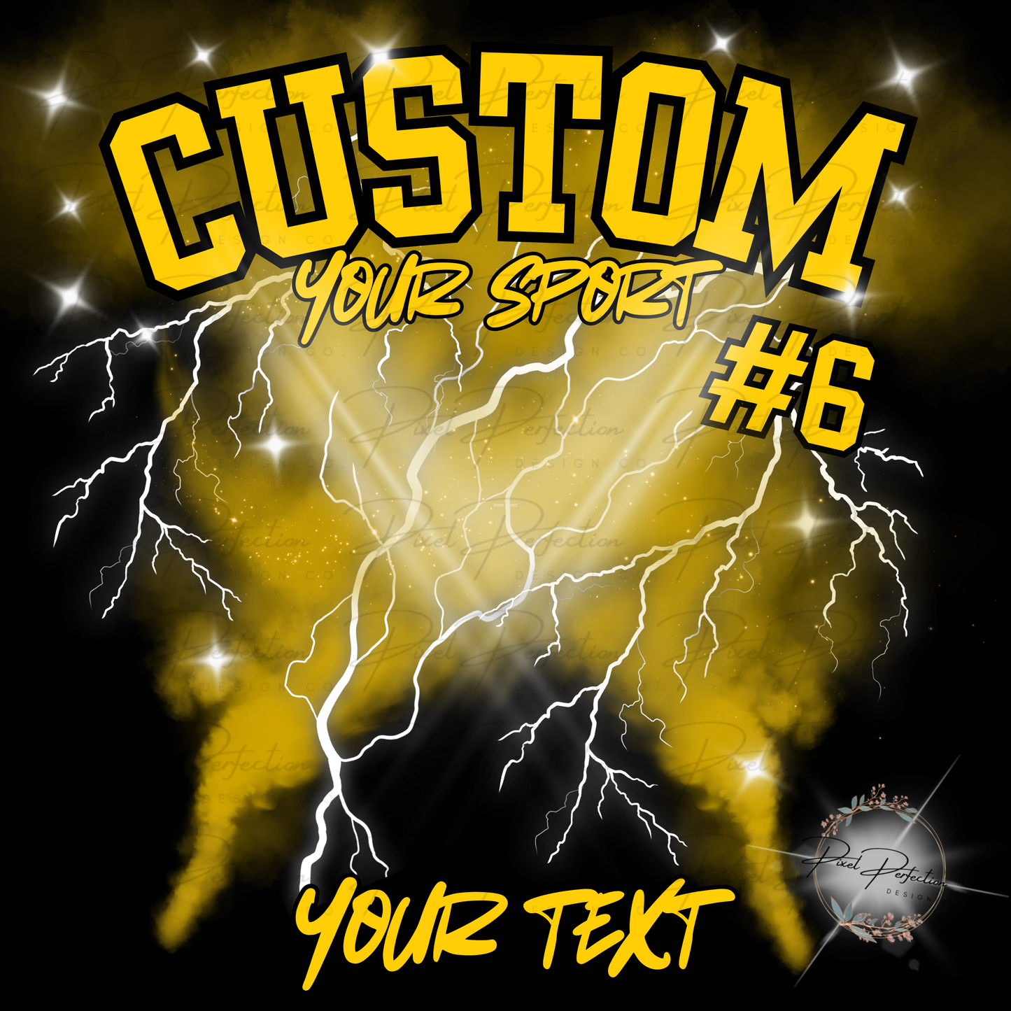 Custom sports design bundle CANVA template