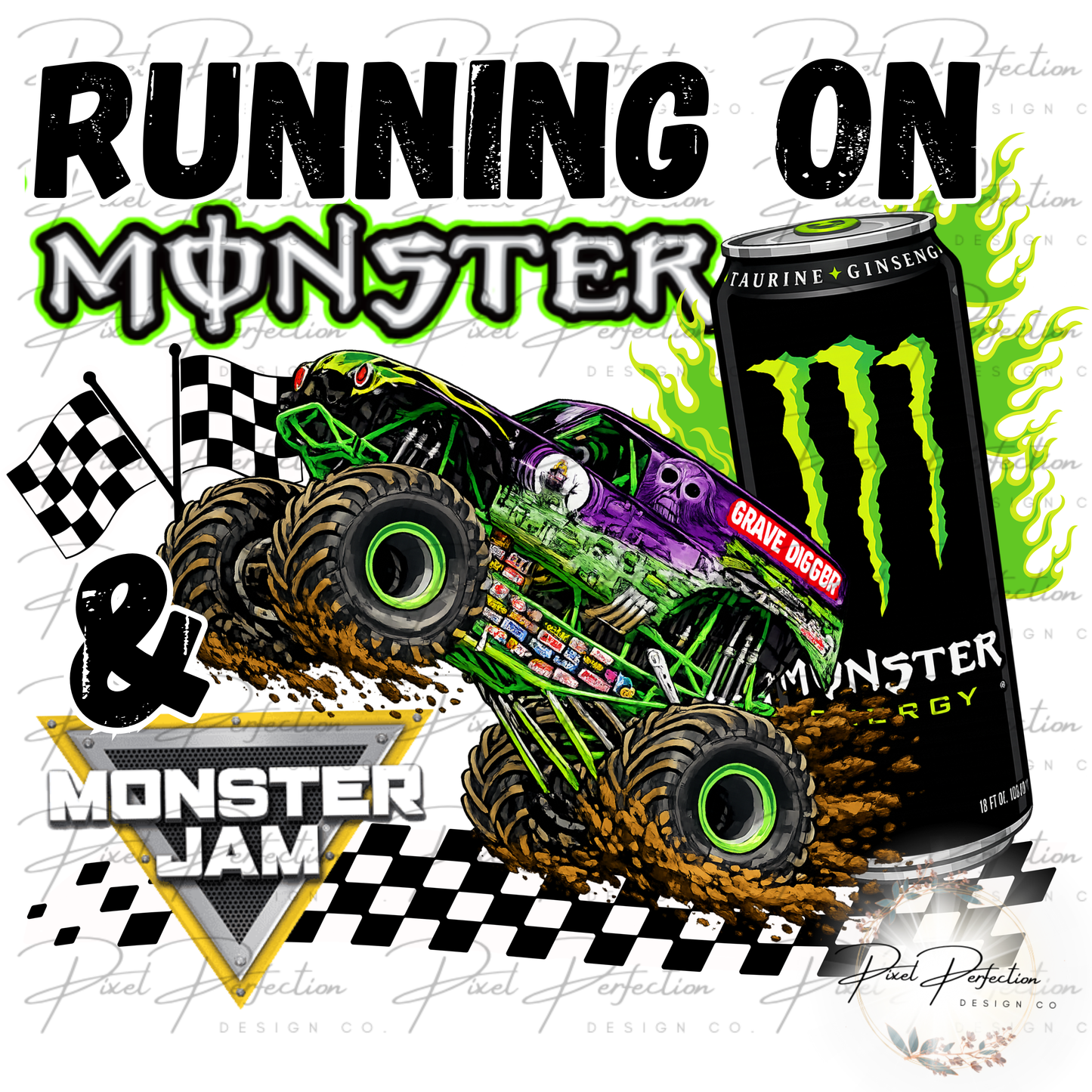 Monster trucks drink png