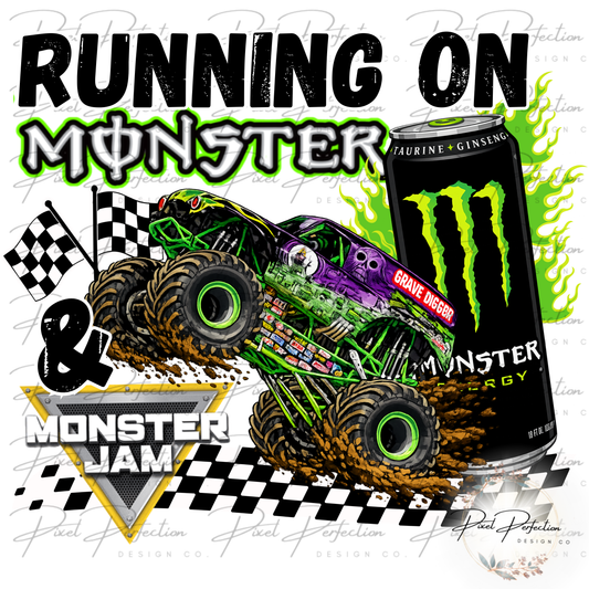 Monster trucks drink png