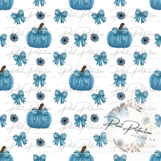 Pretty in blue fall seamless