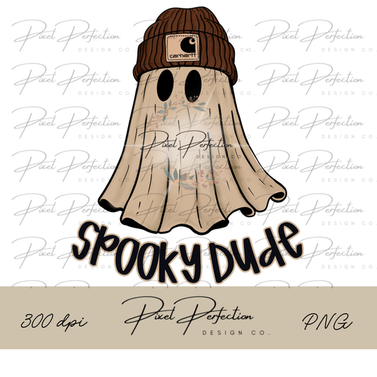 Blue collar boys spooky dude ghost png