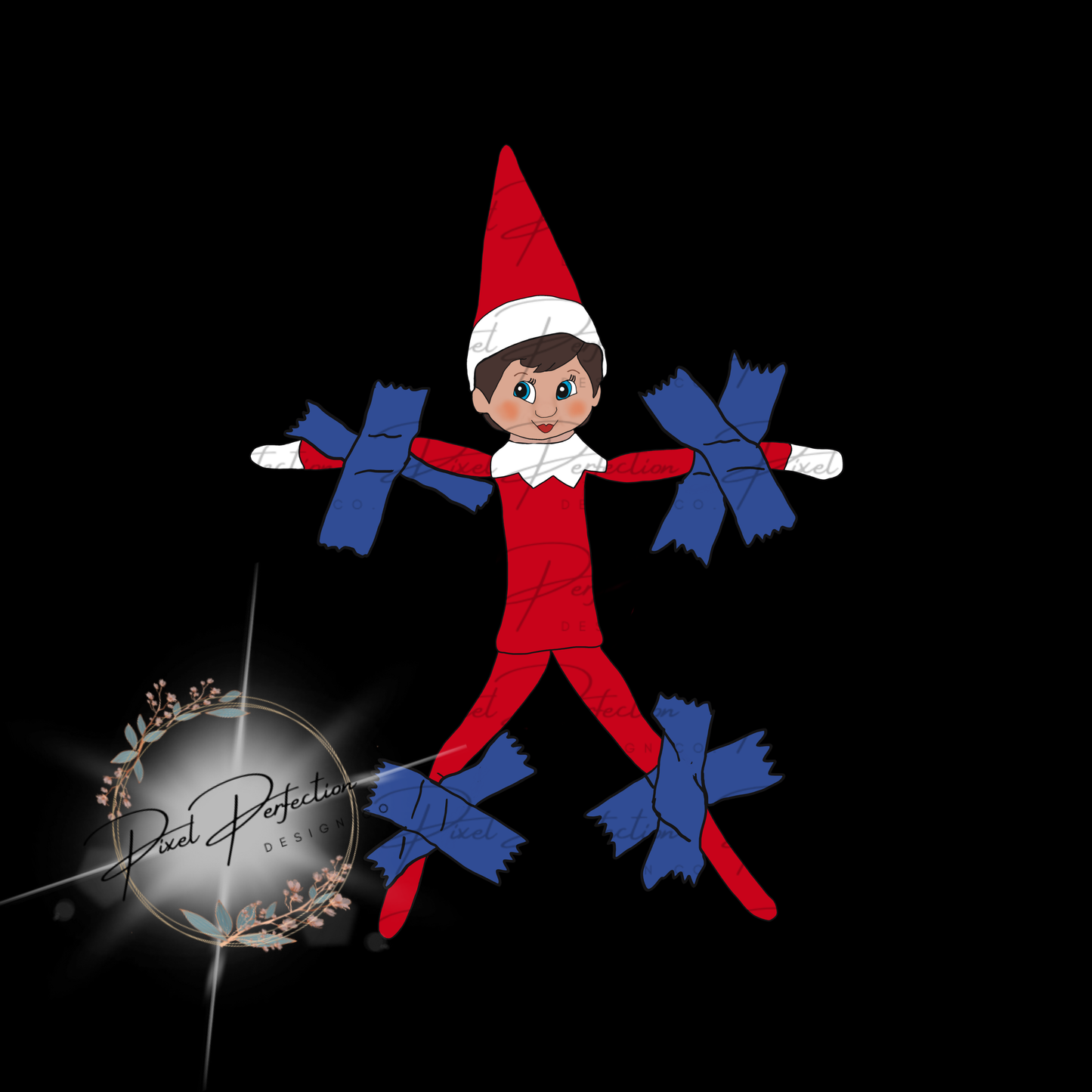 Elf on the shelf clipart bundle