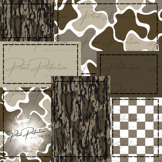 Camo patchwork seamless