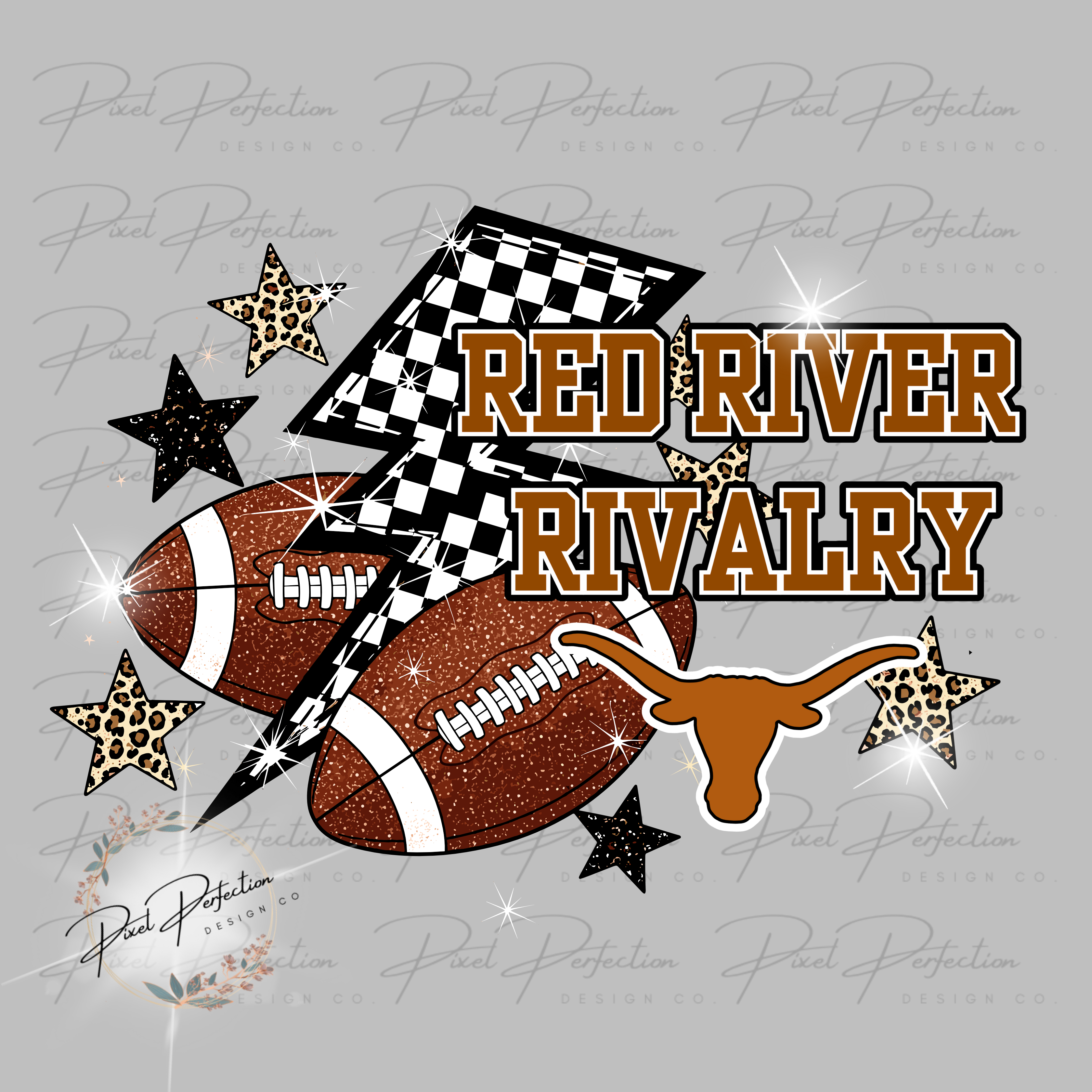 Texas Red River Rivalry PNG – Pixel Perfection Design Co