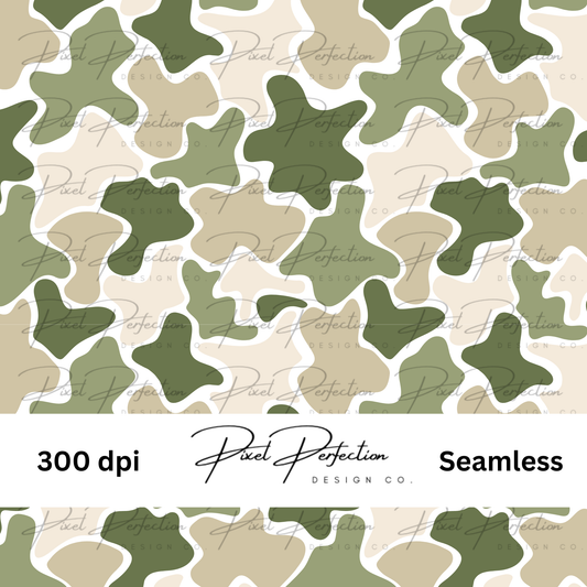 Green Camo seamless