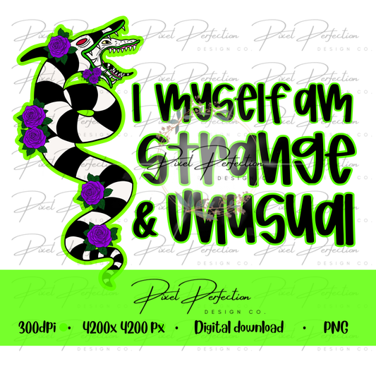 Halloween BJ I myself am strange and unusual png
