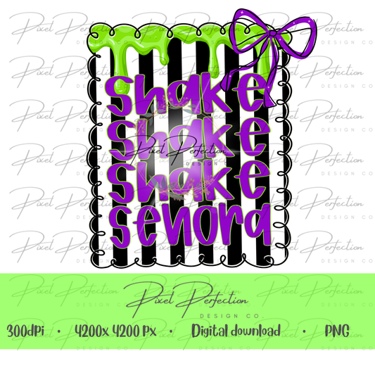 Halloween BJ shake shake shake senora png