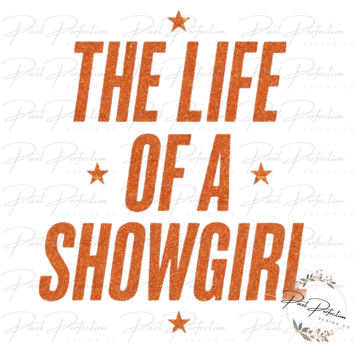 TS Life of a showgirl and TS orange glitter PNGs