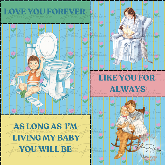Love you forever seamless
