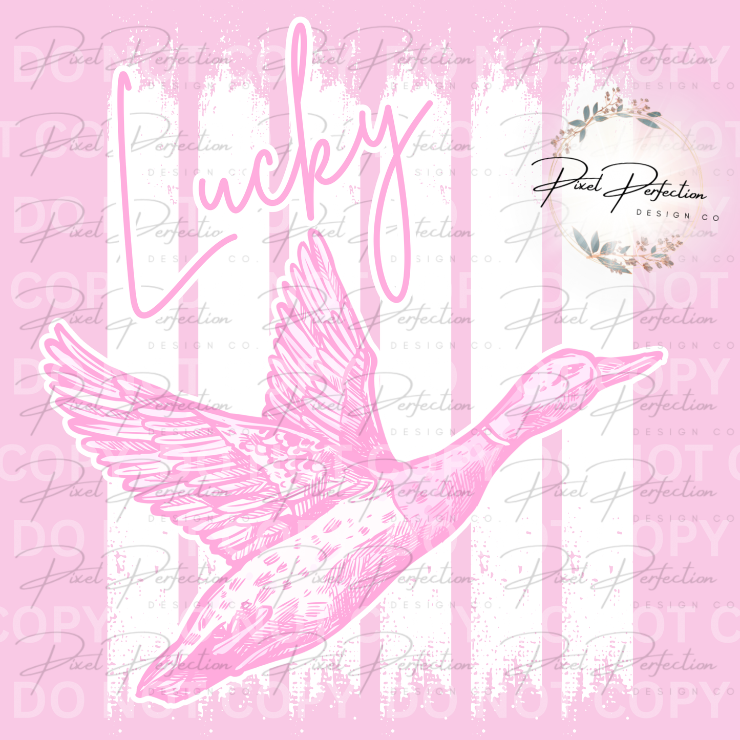 Lucky duck pink