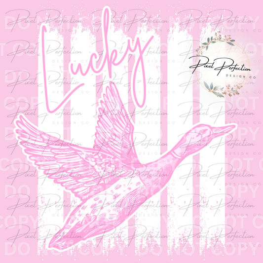 Lucky duck pink